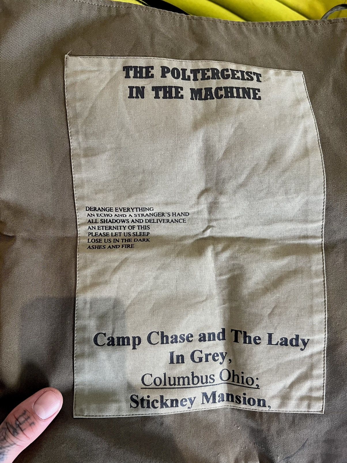 Raf Simons RAF SIMONS AW2005 deadstock POLTERGEIST PATCH BAG Size ONE SIZE - 15 Thumbnail