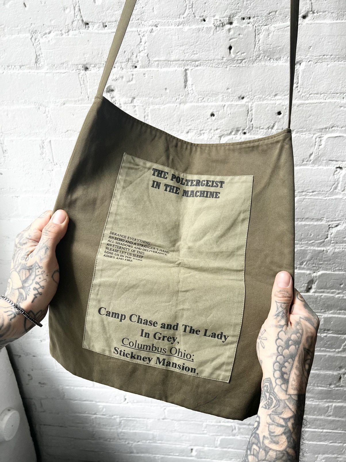 Raf Simons RAF SIMONS AW2005 deadstock POLTERGEIST PATCH BAG Size ONE SIZE - 3 Thumbnail