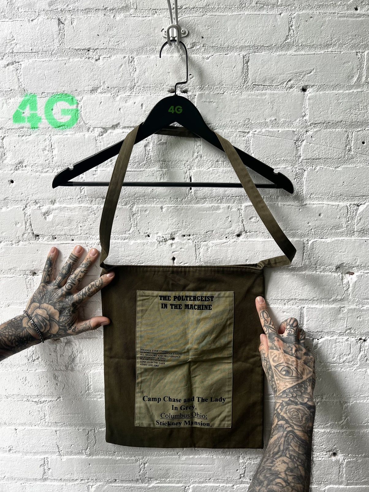 Raf Simons RAF SIMONS AW2005 deadstock POLTERGEIST PATCH BAG Size ONE SIZE - 20 Thumbnail