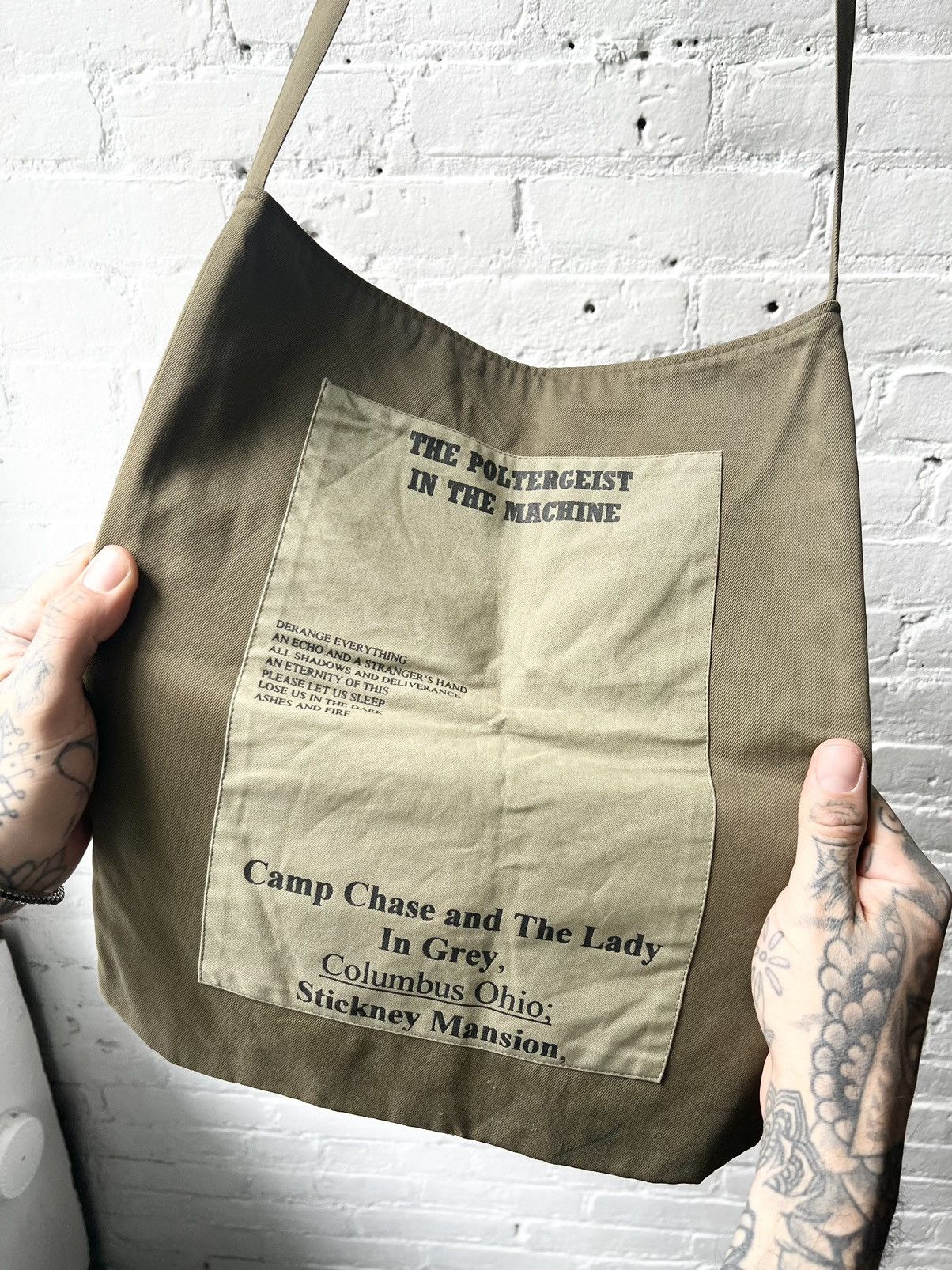 Raf Simons RAF SIMONS AW2005 deadstock POLTERGEIST PATCH BAG Size ONE SIZE - 4 Thumbnail