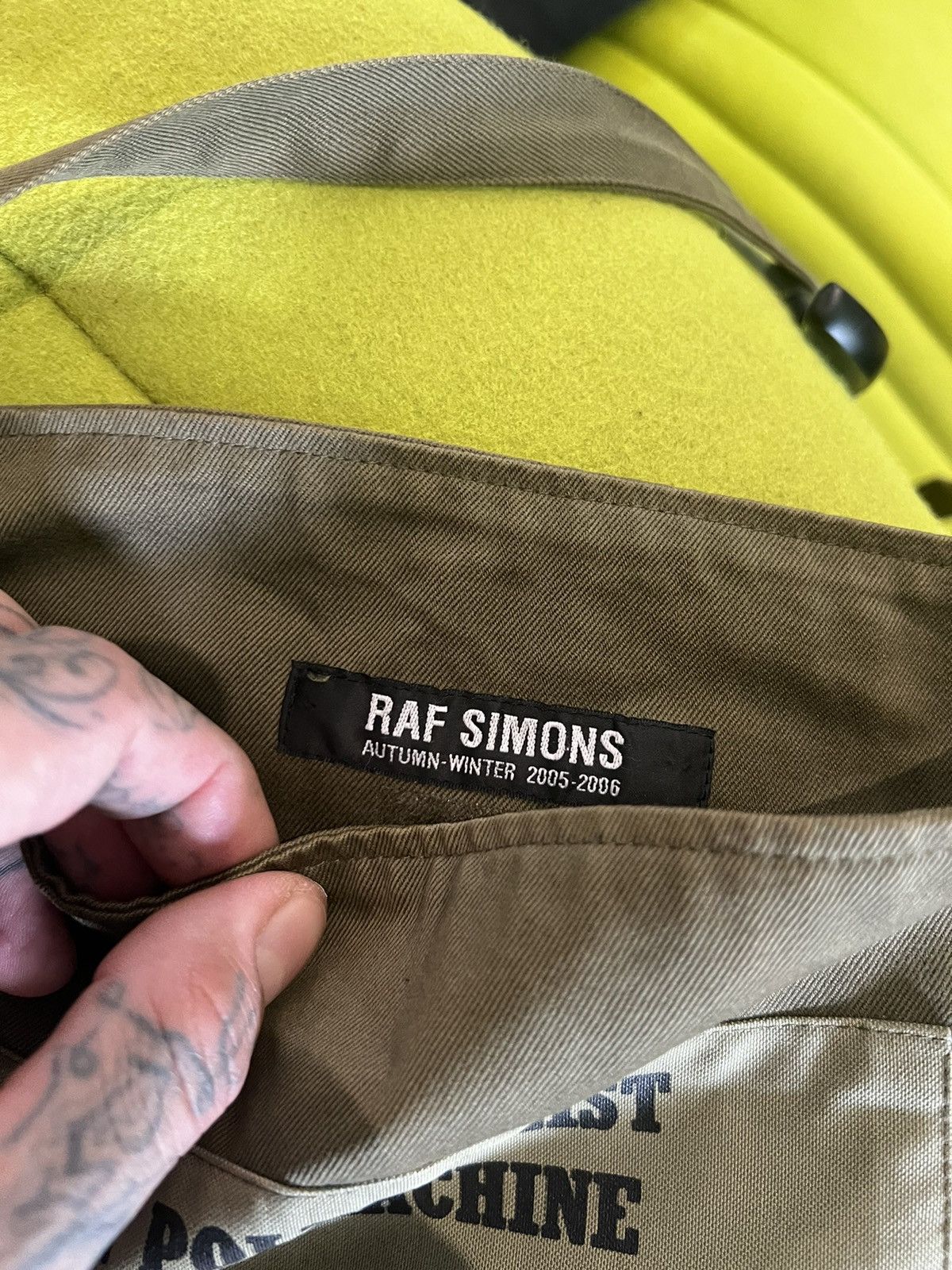 Raf Simons RAF SIMONS AW2005 deadstock POLTERGEIST PATCH BAG Size ONE SIZE - 11 Thumbnail
