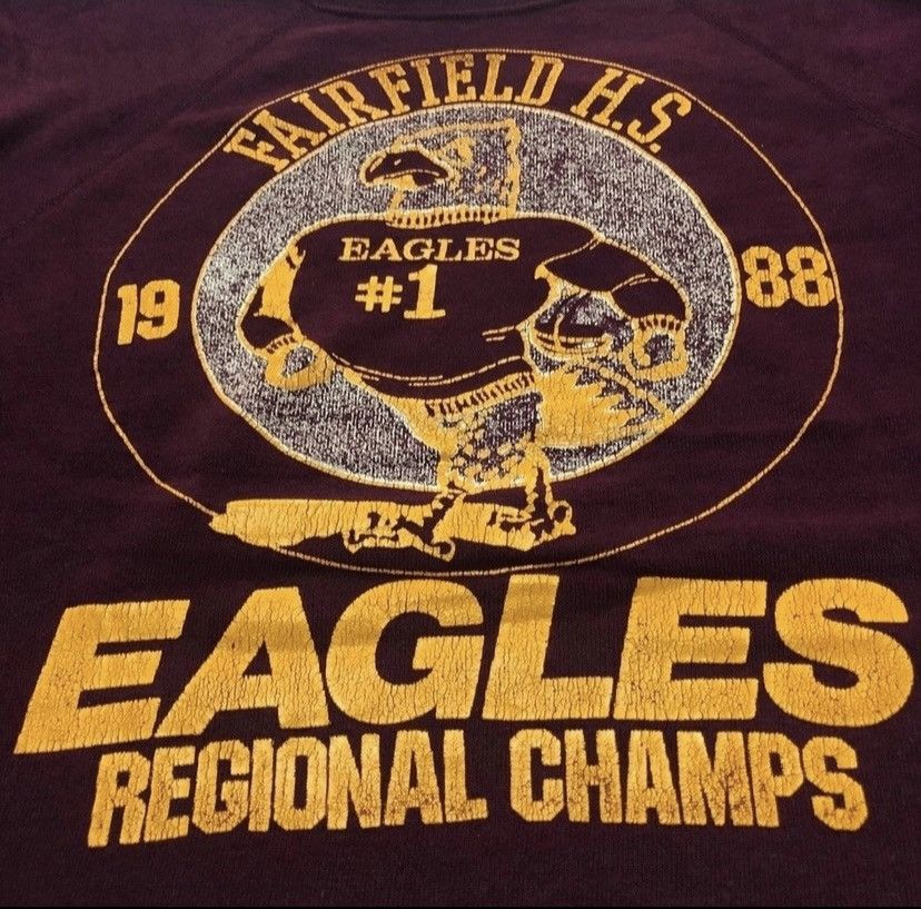 NFL Vintage 80s eagles fairfield sweatshirt regional champs 88 Size US L / EU 52-54 / 3 - 2 Thumbnail