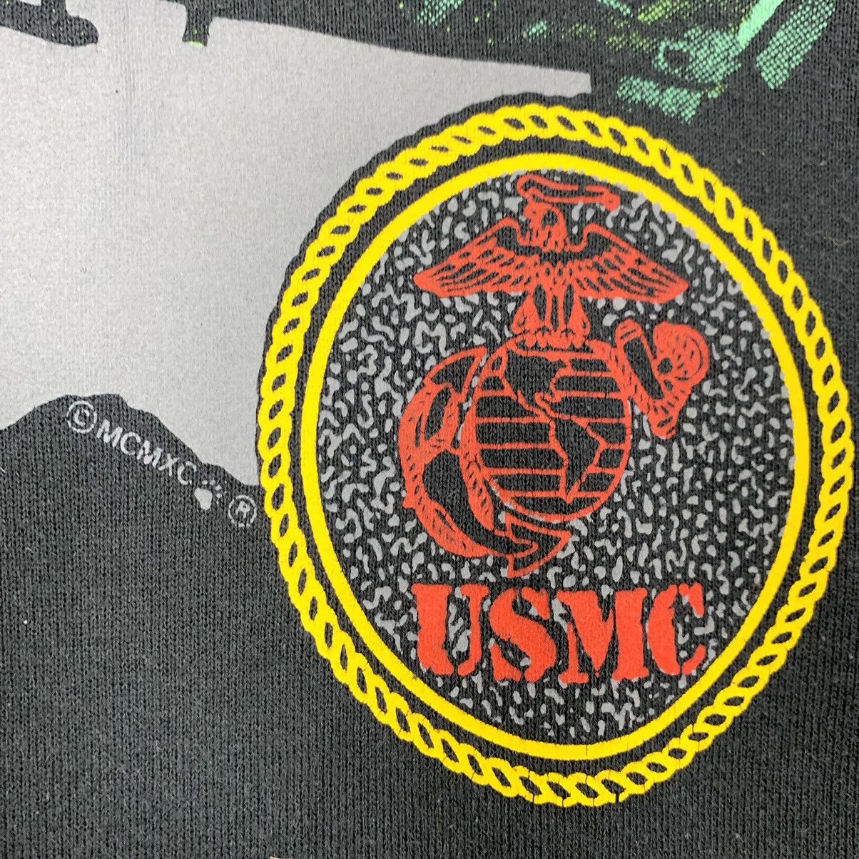 Fruit Of The Loom Vintage 90’s Fruit Of TheLoom USMC Marine Corps Sweatshirt M Size US M / EU 48-50 / 2 - 9 Thumbnail