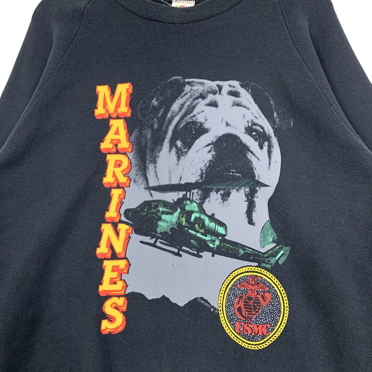 Fruit Of The Loom Vintage 90’s Fruit Of TheLoom USMC Marine Corps Sweatshirt M Size US M / EU 48-50 / 2 - 3 Thumbnail