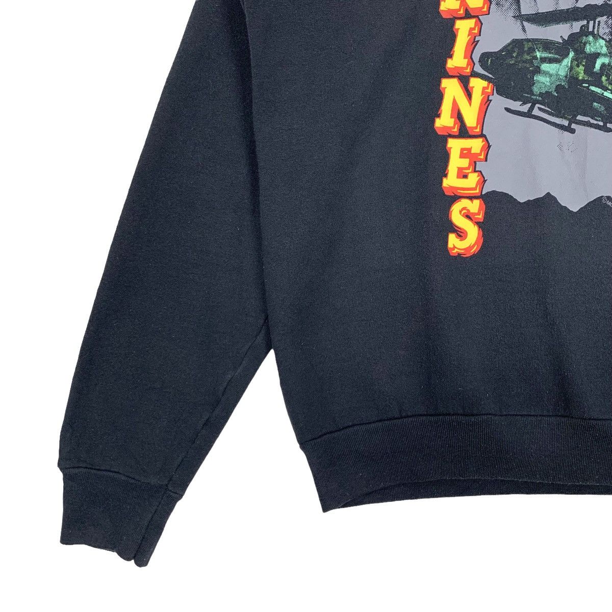 Fruit Of The Loom Vintage 90’s Fruit Of TheLoom USMC Marine Corps Sweatshirt M Size US M / EU 48-50 / 2 - 6 Thumbnail