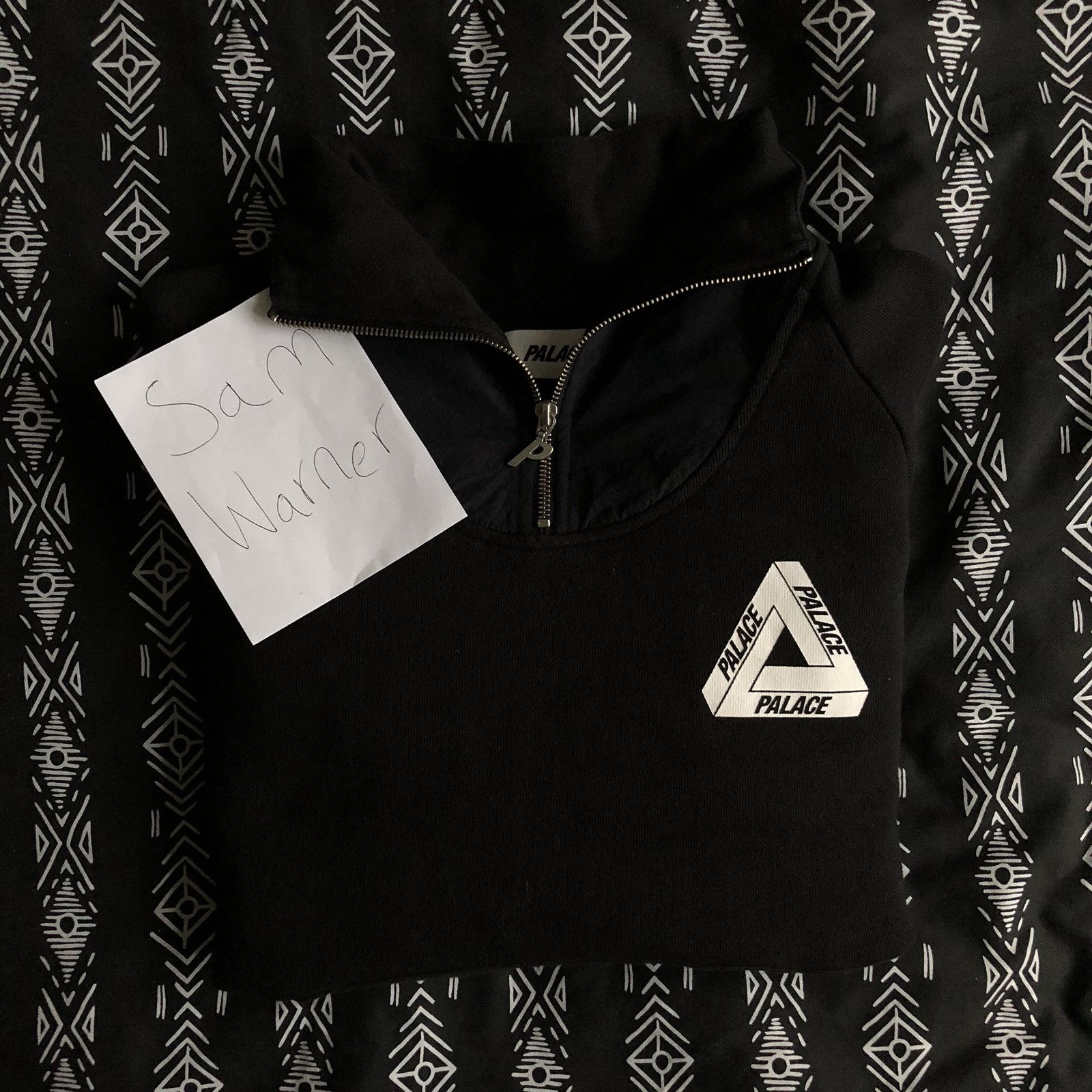 Palace Palace P Crepe Zip Funnel Half Zip | Grailed 