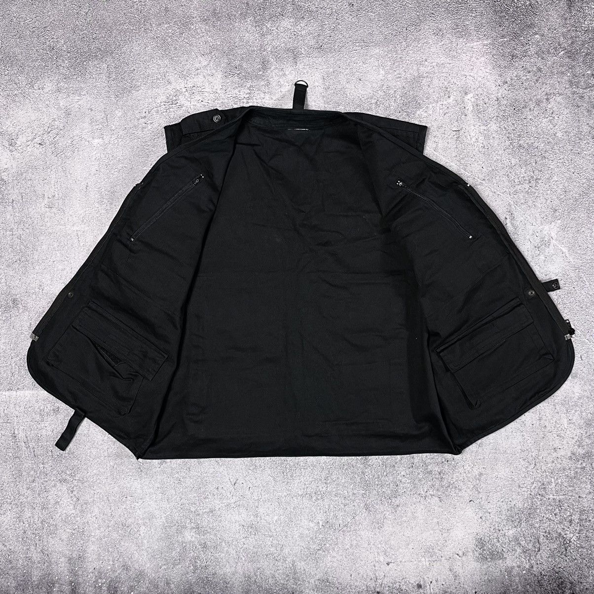 Japanese Brand Vintage Black Y2K Denim Vest Like Rick Owens Size US L / EU 52-54 / 3 - 4 Thumbnail