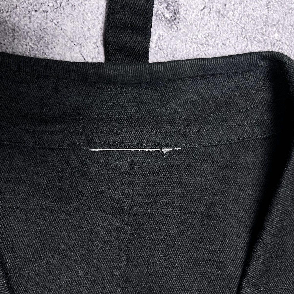Japanese Brand Vintage Black Y2K Denim Vest Like Rick Owens Size US L / EU 52-54 / 3 - 7 Thumbnail