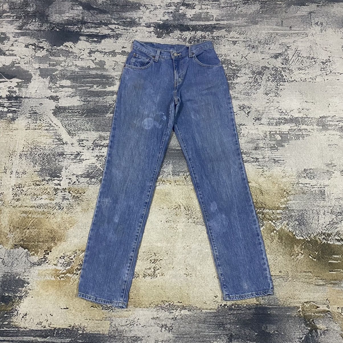 image of Levis Stain Dirty Rusy Denim Jeans in Blue Denim, Women's (Size 26)