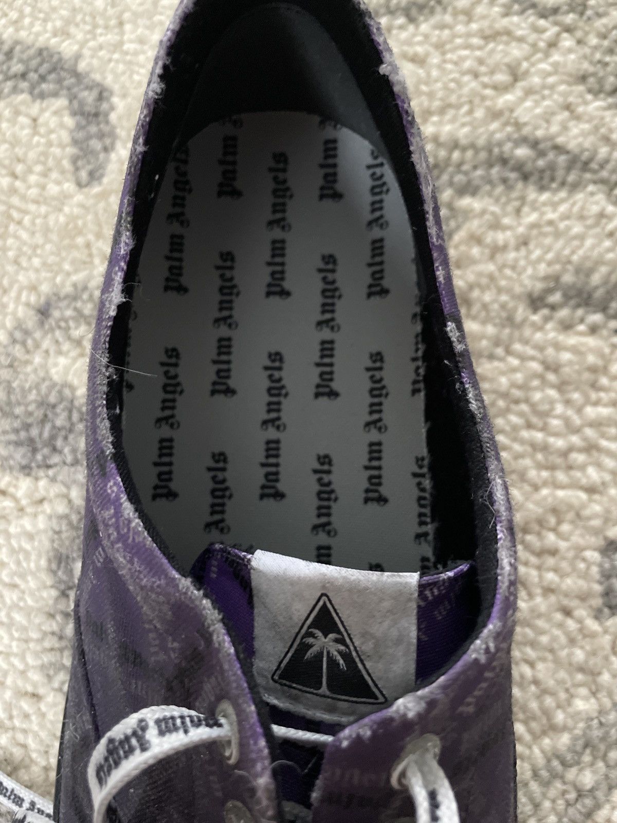 Palm Angels Palm angels distressed monogram sneaker Size US 10.5 / EU 43-44 - 7 Thumbnail