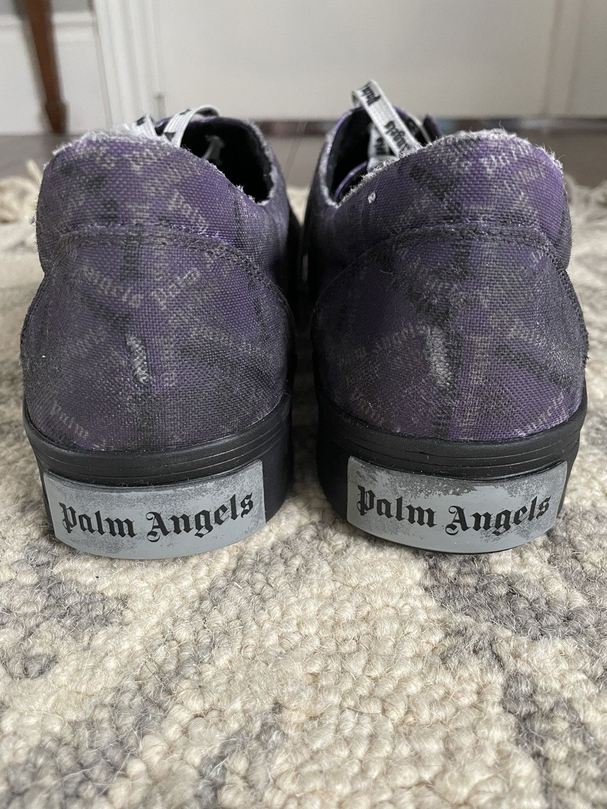 Palm Angels Palm angels distressed monogram sneaker Size US 10.5 / EU 43-44 - 3 Thumbnail