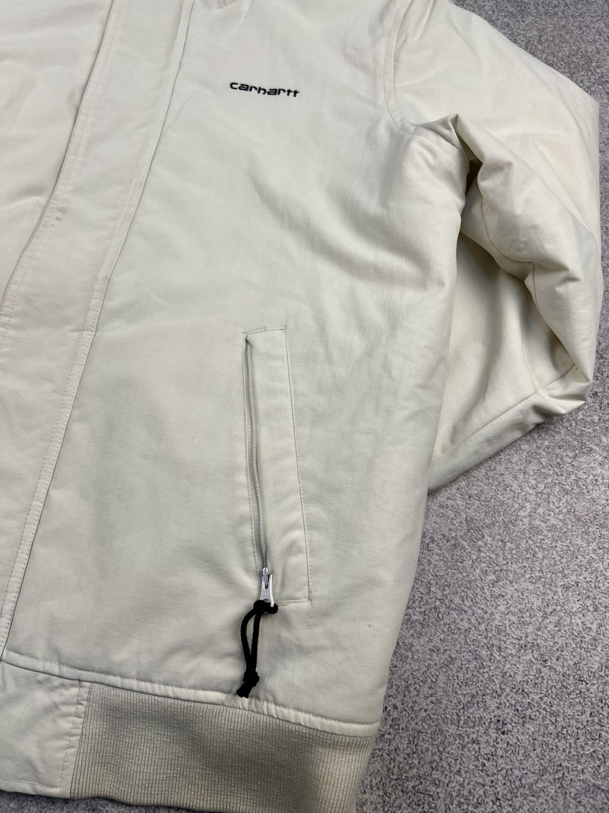 Carhartt × Vintage Carhartt White Coats Jackets vintage zip logo style Size US M / EU 48-50 / 2 - 3 Thumbnail