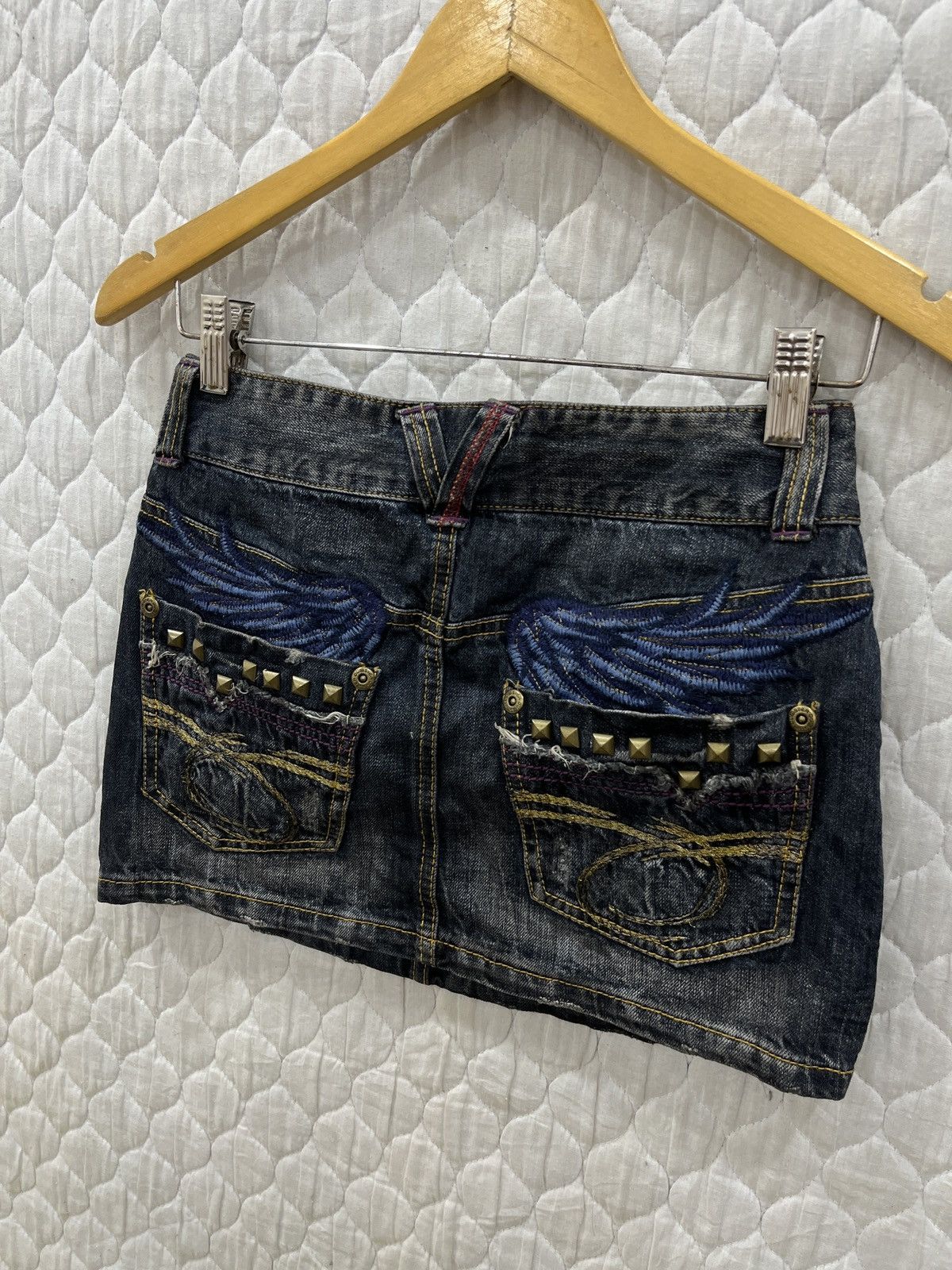 Japanese Brand (Sss). MOUTH VALLEY STUD SPIKE SKIRTS Size 27" / US 4 / IT 40 - 3 Thumbnail
