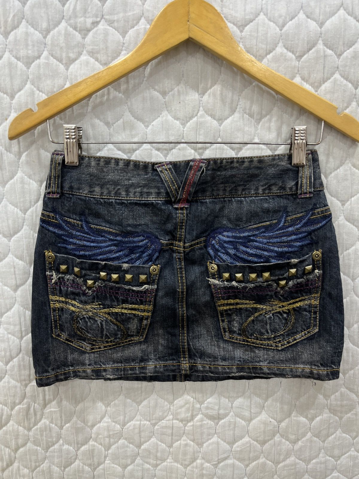 Japanese Brand (Sss). MOUTH VALLEY STUD SPIKE SKIRTS Size 27" / US 4 / IT 40 - 1 Thumbnail