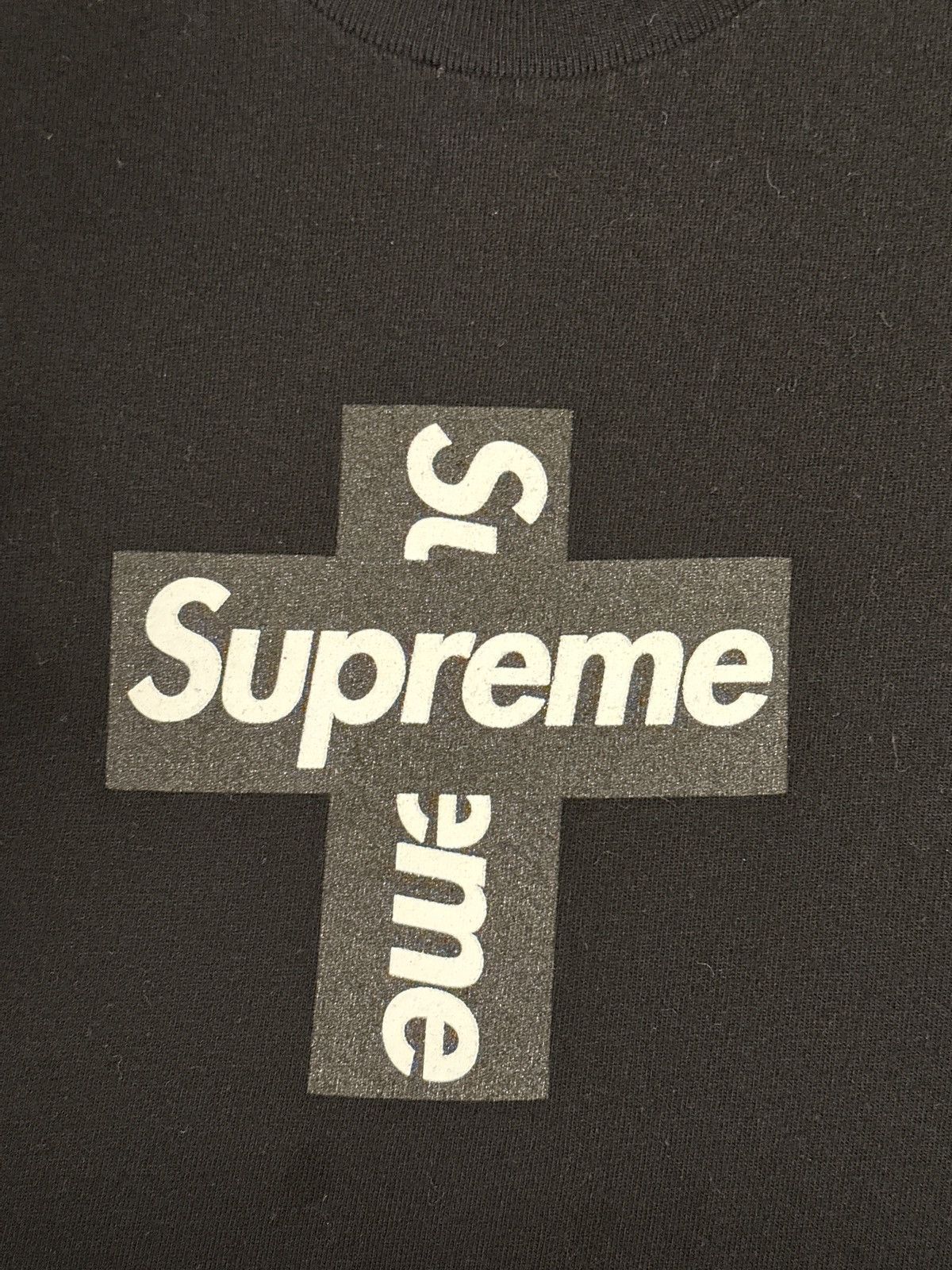Supreme Supreme Cross Box Logo Tee Size US M / EU 48-50 / 2 - 2 Thumbnail