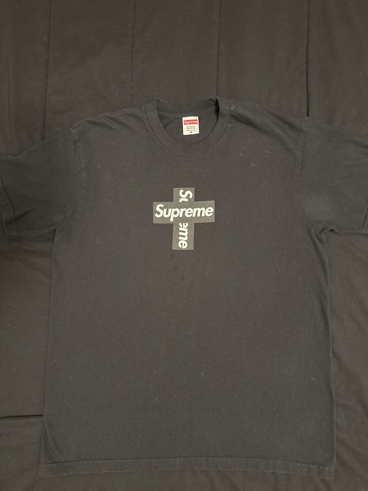 Supreme Supreme Cross Box Logo Tee Size US M / EU 48-50 / 2 - 5 Thumbnail