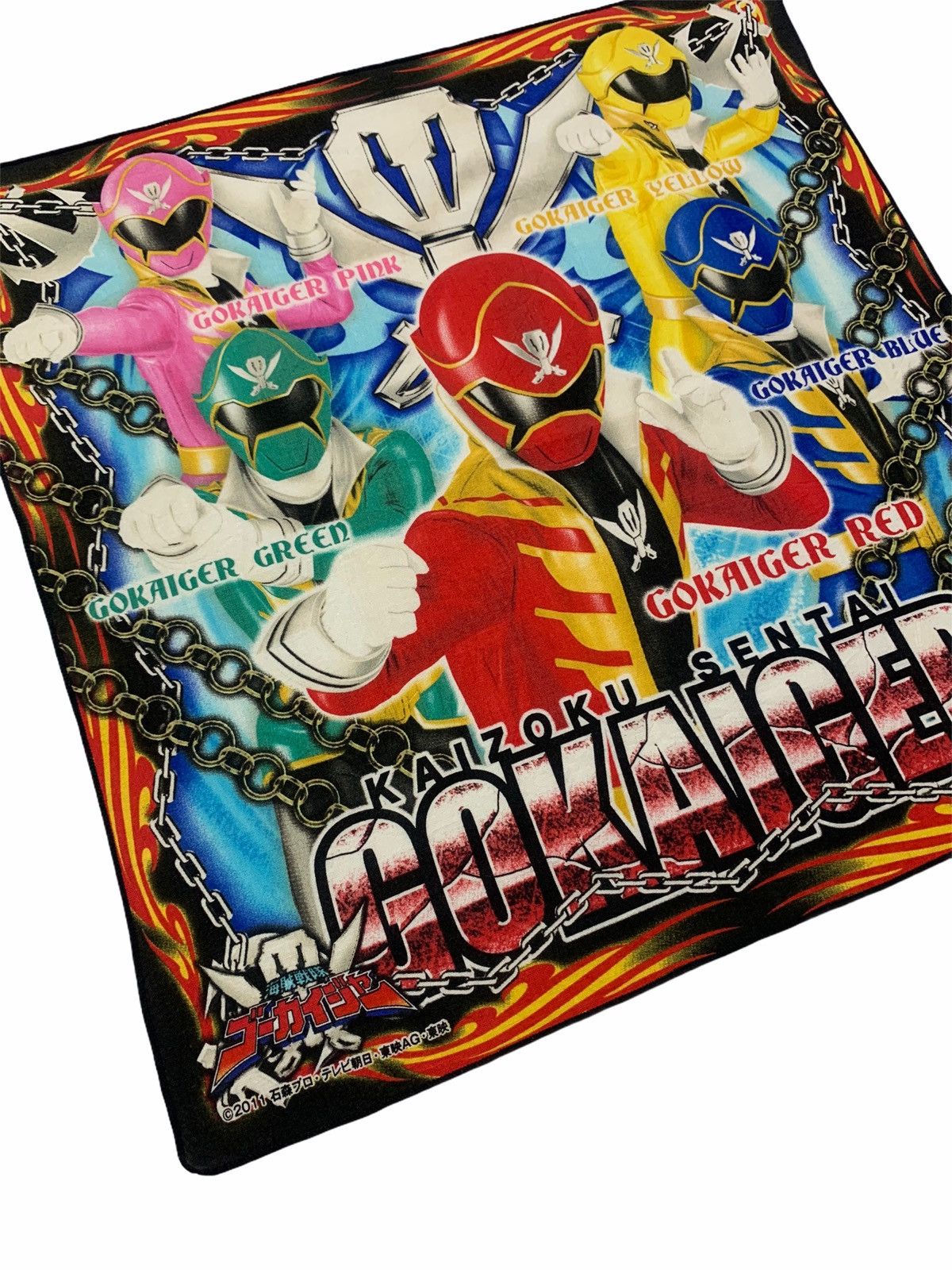 Japanese Brand Gokaiger Bandai Handkerchief Bandana Size ONE SIZE - 2 Thumbnail