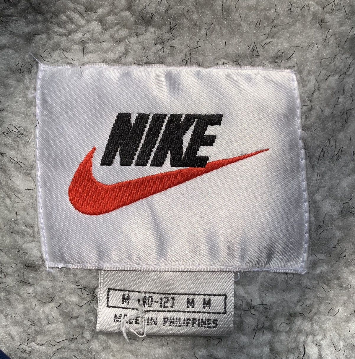 Nike Vintage Grey Tag Nike Shearling Jacket (Kids) Size US M / EU 48-50 / 2 - 8 Thumbnail