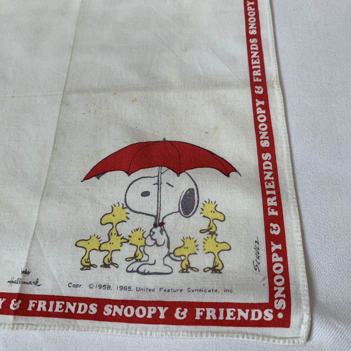 Cartoon Network Snoopy and Friends Handkerchief Neckerchief Size ONE SIZE - 2 Thumbnail