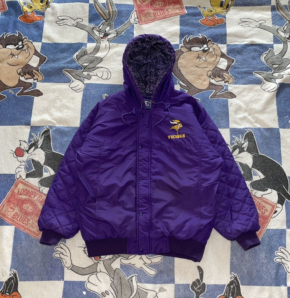 1980s Minnesota Vikings Starter Jacket XXL Vintage Authentic NFL Proline  Coat