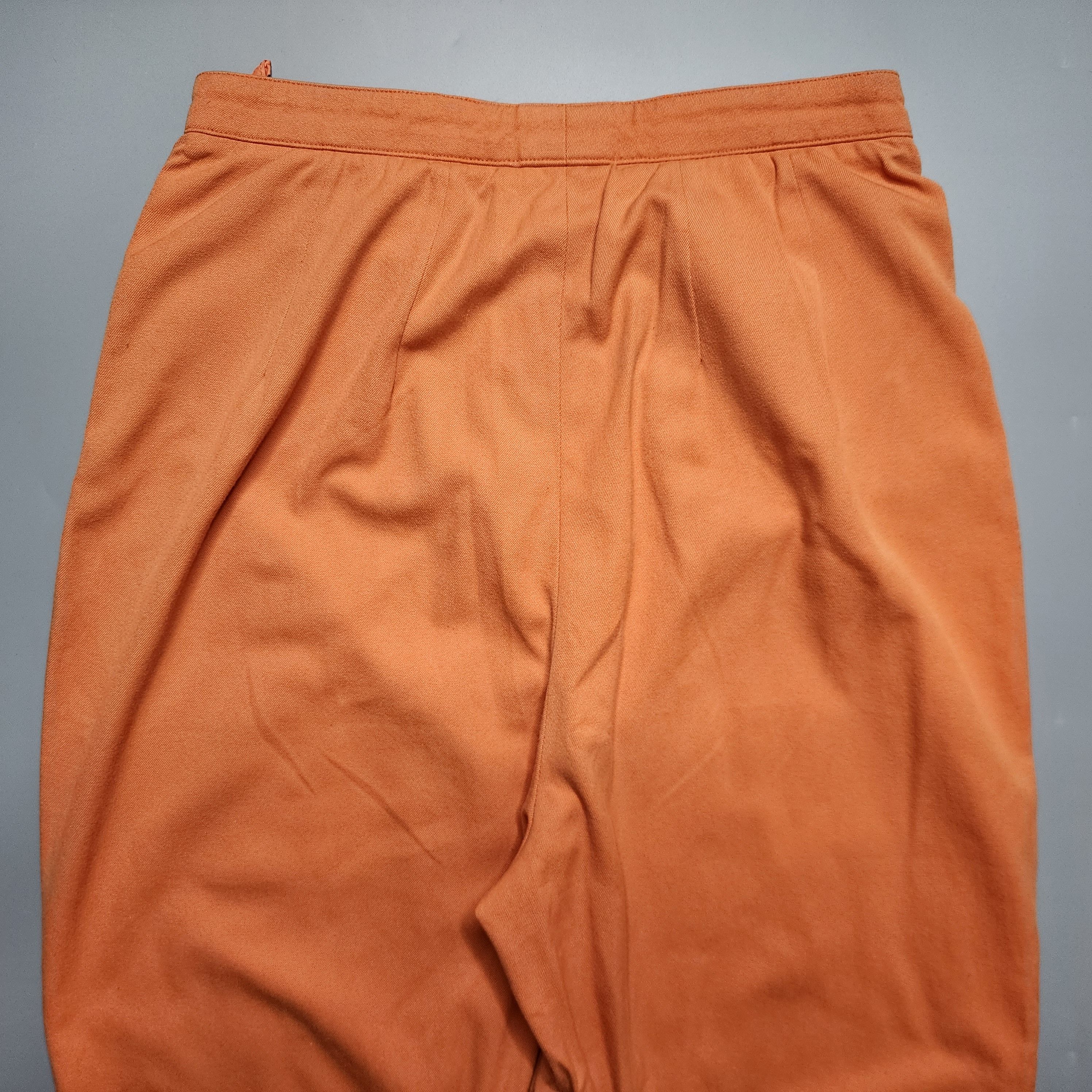 Hermes Hermes Paris - High Waist Straight Leg Trousers Size 26" / US 2 / IT 38 - 4 Thumbnail