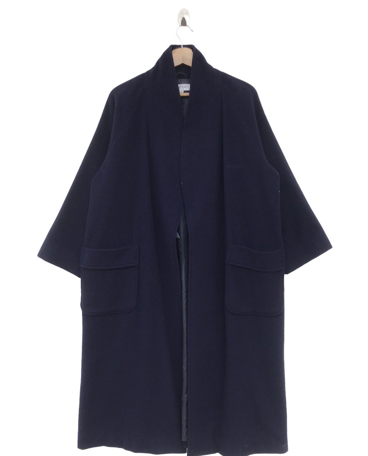 Balmain Balmain Paris Wool Belted Coat Size US M / EU 48-50 / 2 - 1 Thumbnail