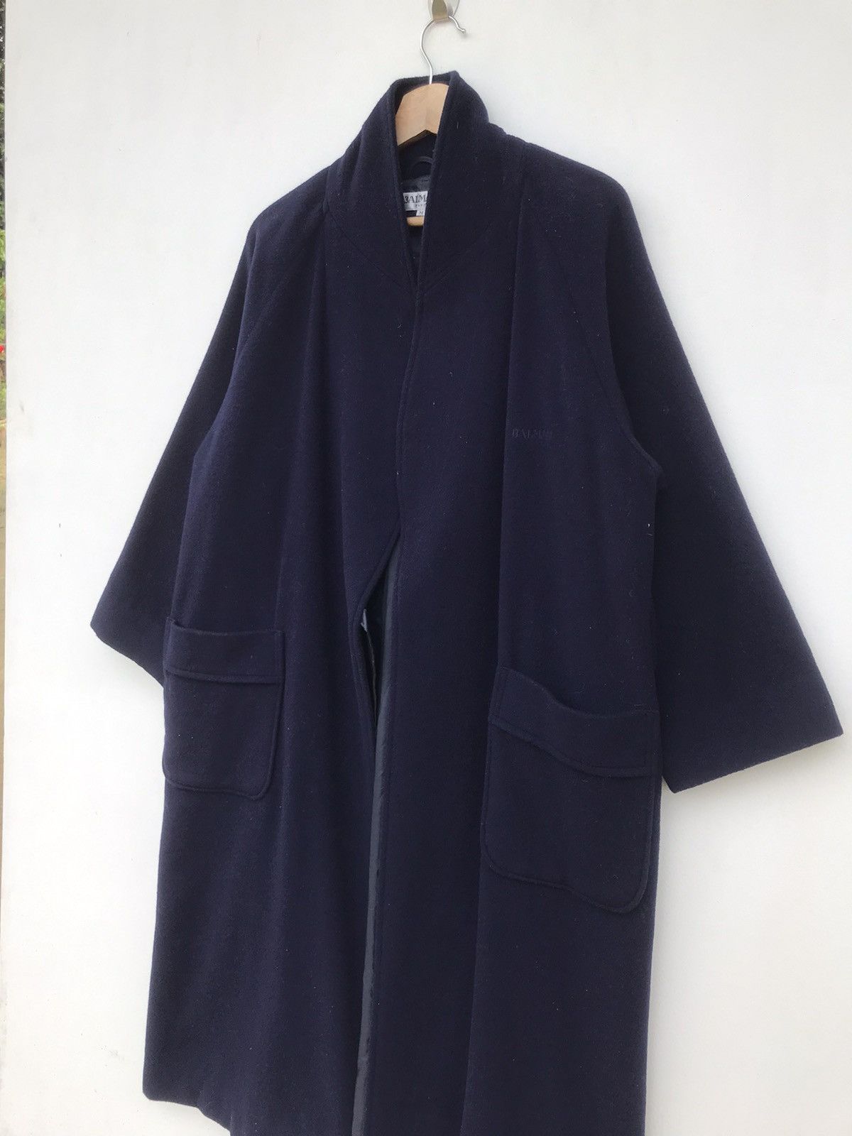 Balmain Balmain Paris Wool Belted Coat Size US M / EU 48-50 / 2 - 6 Thumbnail