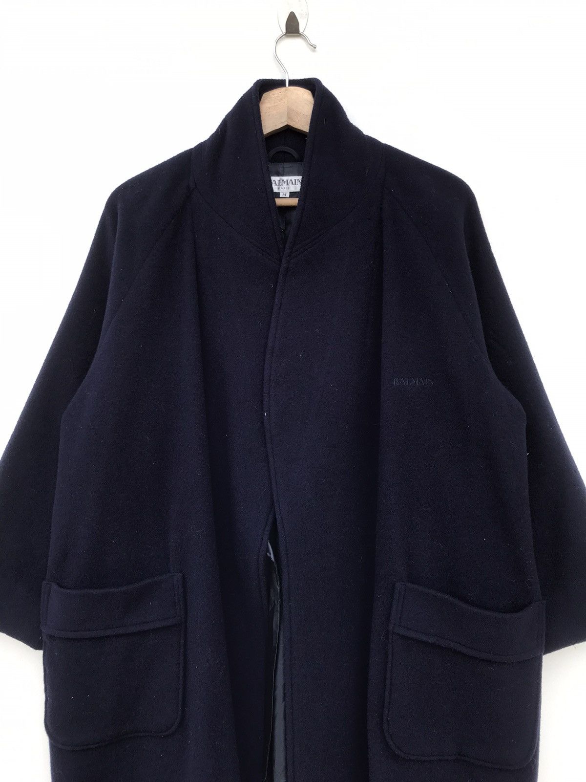 Balmain Balmain Paris Wool Belted Coat Size US M / EU 48-50 / 2 - 3 Thumbnail