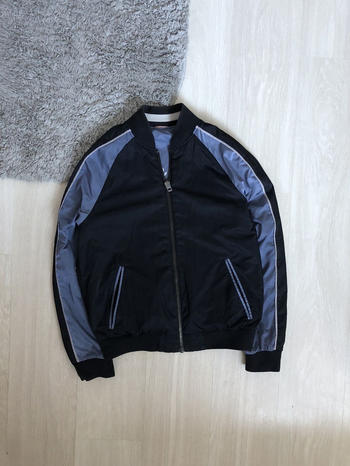Hugo Boss × Japanese Brand Hugo Boss Trouble Maker Reversible Bomber Jacket Size US M / EU 48-50 / 2 - 4 Thumbnail
