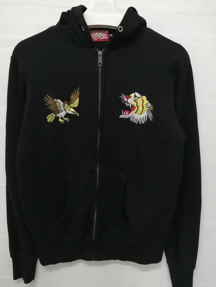 Japanese Brand HOUSTON JAPAN Sukajan Hoodie Size US M / EU 48-50 / 2 - 2 Thumbnail