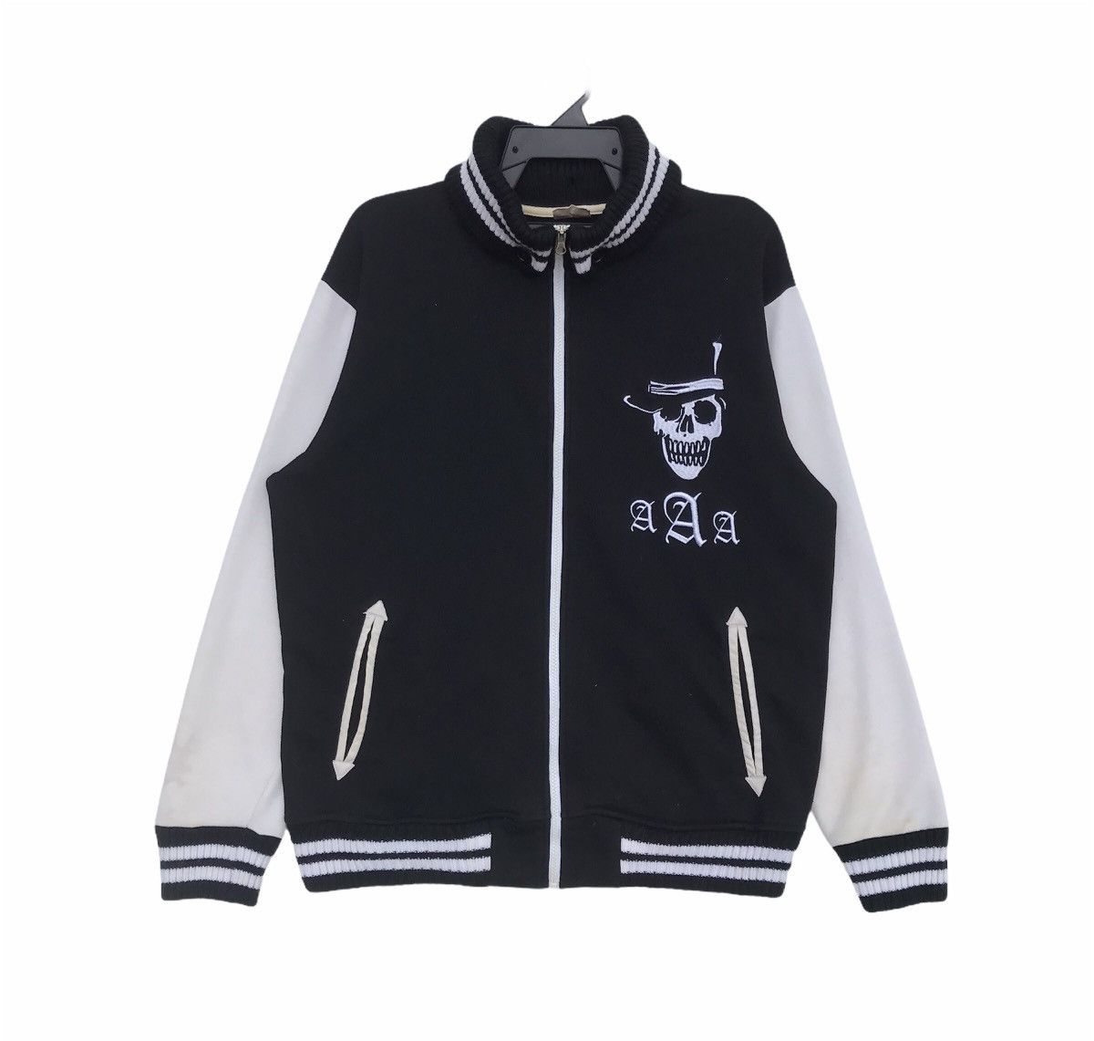 Japanese Brand × Vintage Japanese Lock Heaven Skull Embroidery Backhit Logo Jacket Size US M / EU 48-50 / 2 - 2 Thumbnail