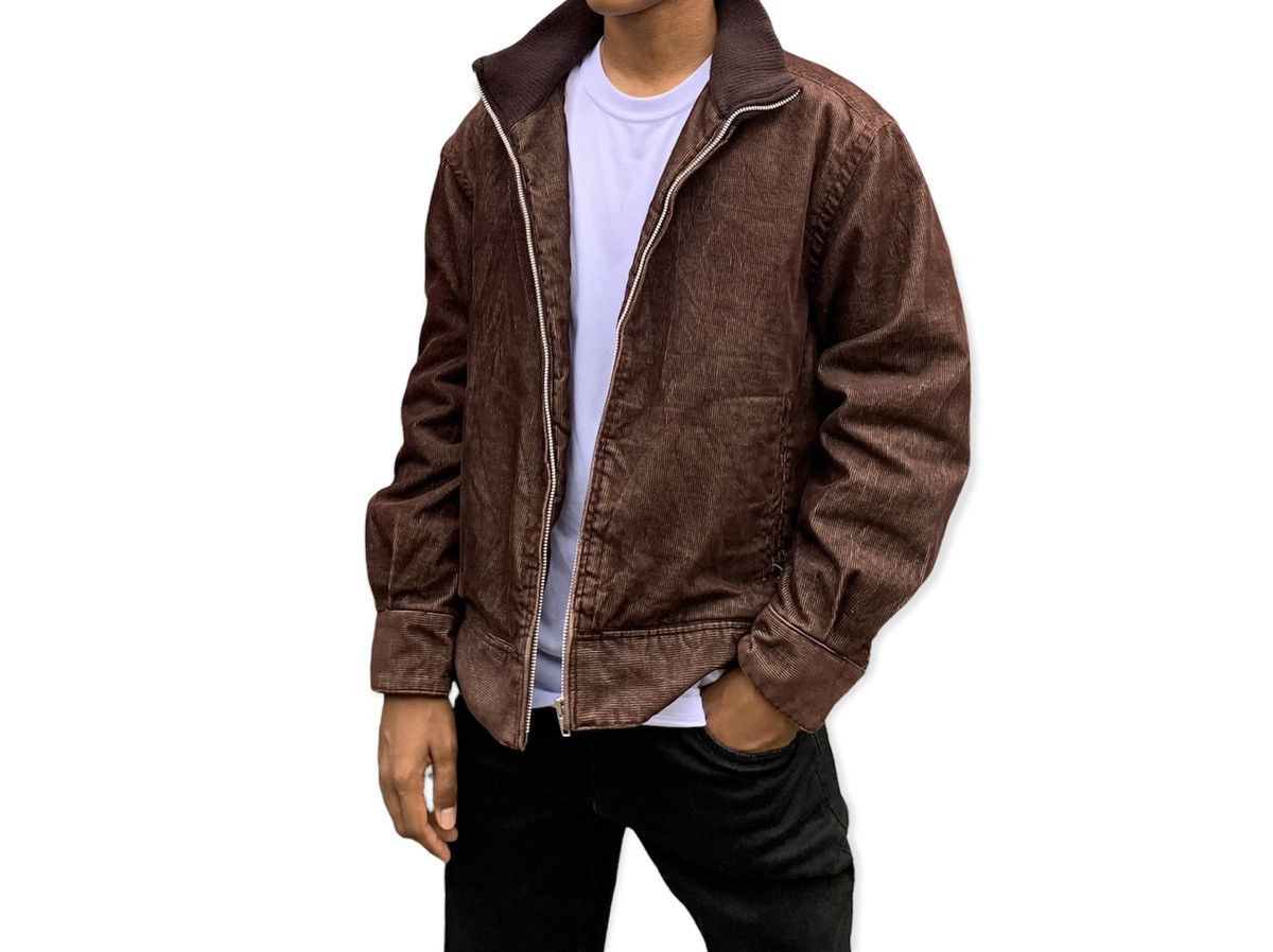 Vintage 🔥Vintage VAN JAC Beautiful Brown Corduroy Bomber Jacket Size US M / EU 48-50 / 2 - 1 Thumbnail