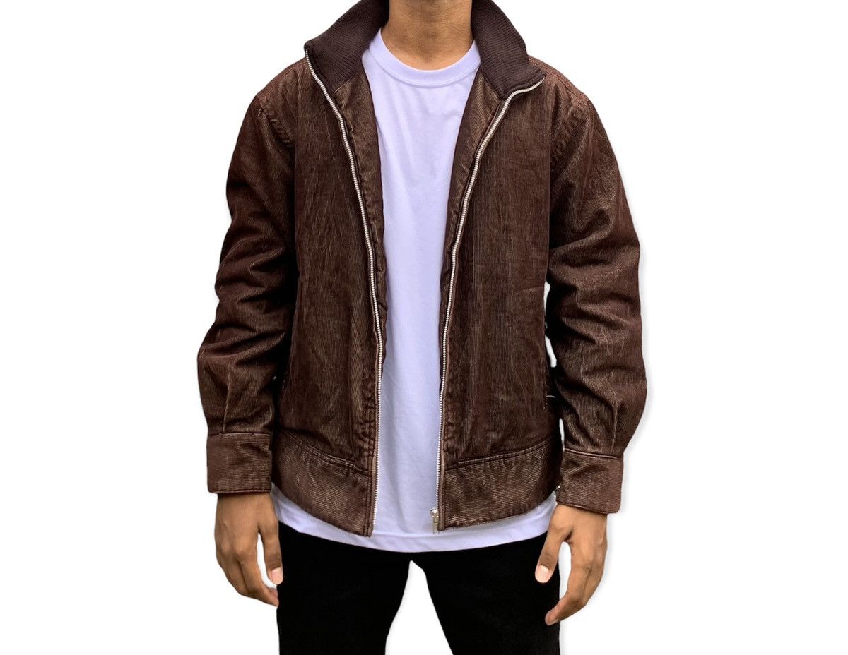 Vintage 🔥Vintage VAN JAC Beautiful Brown Corduroy Bomber Jacket Size US M / EU 48-50 / 2 - 4 Thumbnail