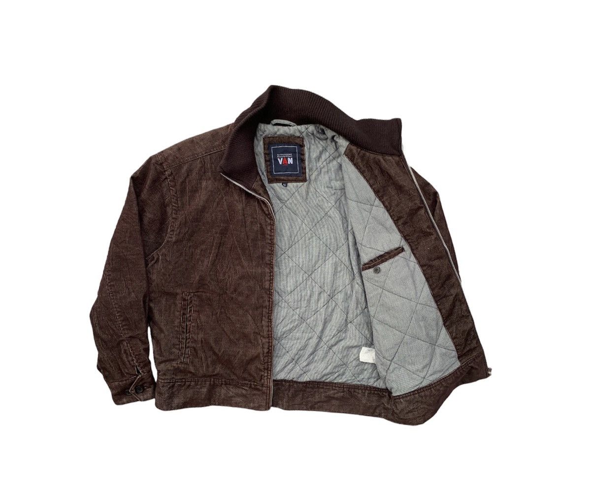 Vintage 🔥Vintage VAN JAC Beautiful Brown Corduroy Bomber Jacket Size US M / EU 48-50 / 2 - 5 Thumbnail
