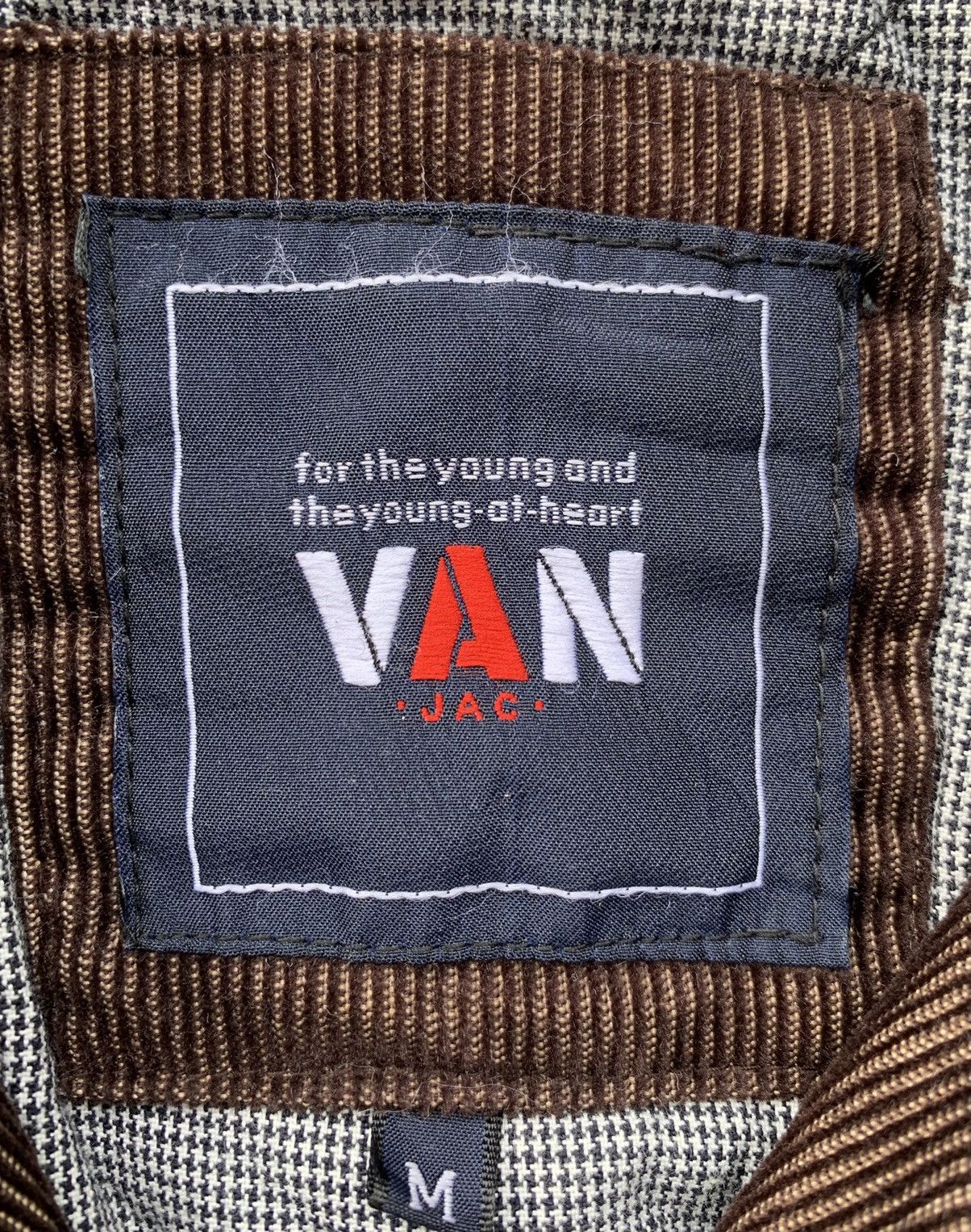 Vintage 🔥Vintage VAN JAC Beautiful Brown Corduroy Bomber Jacket Size US M / EU 48-50 / 2 - 7 Thumbnail