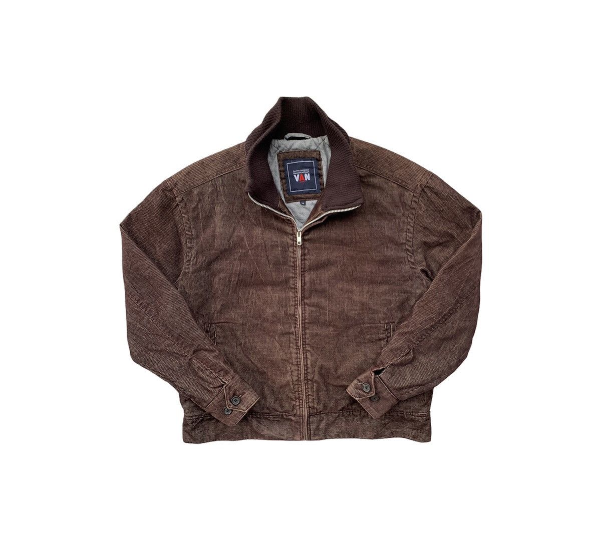 Vintage 🔥Vintage VAN JAC Beautiful Brown Corduroy Bomber Jacket Size US M / EU 48-50 / 2 - 3 Thumbnail
