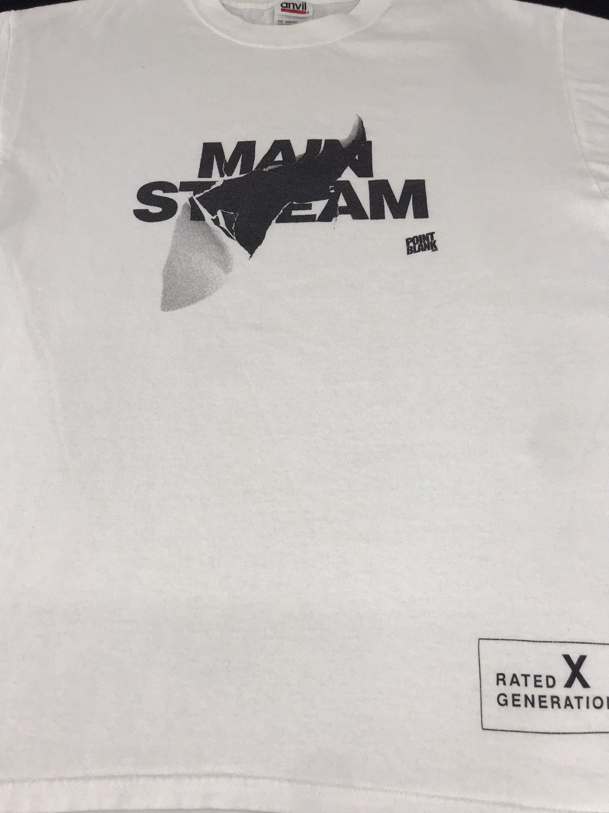 Vintage Vintage Main Stream Rated X Generation American Movie Tee Size US L / EU 52-54 / 3 - 11 Thumbnail