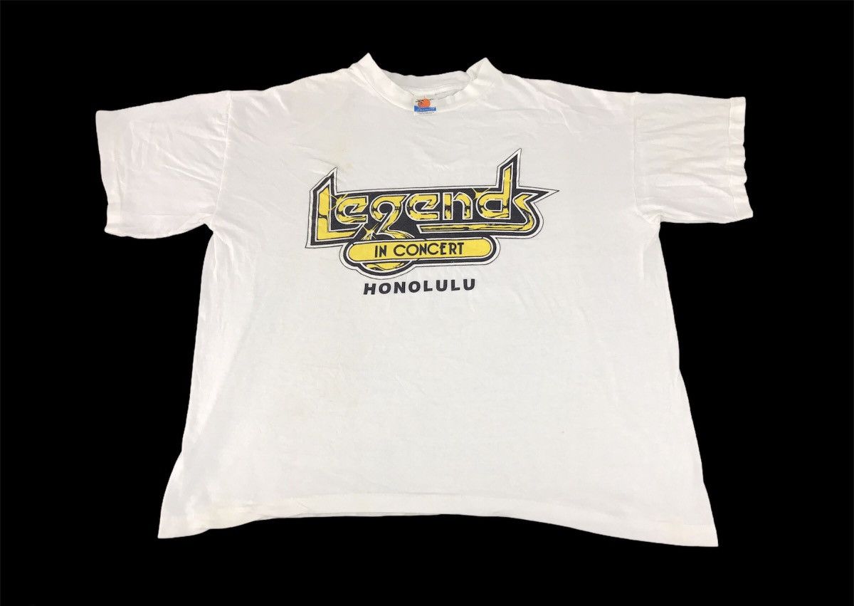 Band Tees × Vintage Legends In Concert Honolulu American Artist Tour Tee Size L / US 10 / IT 46 - 1 Thumbnail