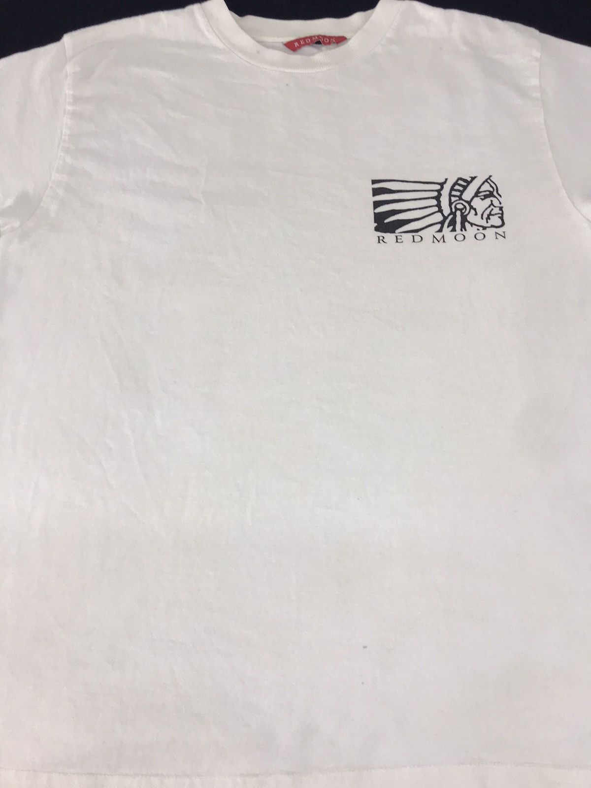Redmoon × Vintage Vintage Redmoon Japanese Artisan Craft Red Indian Logo Tee Size US M / EU 48-50 / 2 - 9 Thumbnail