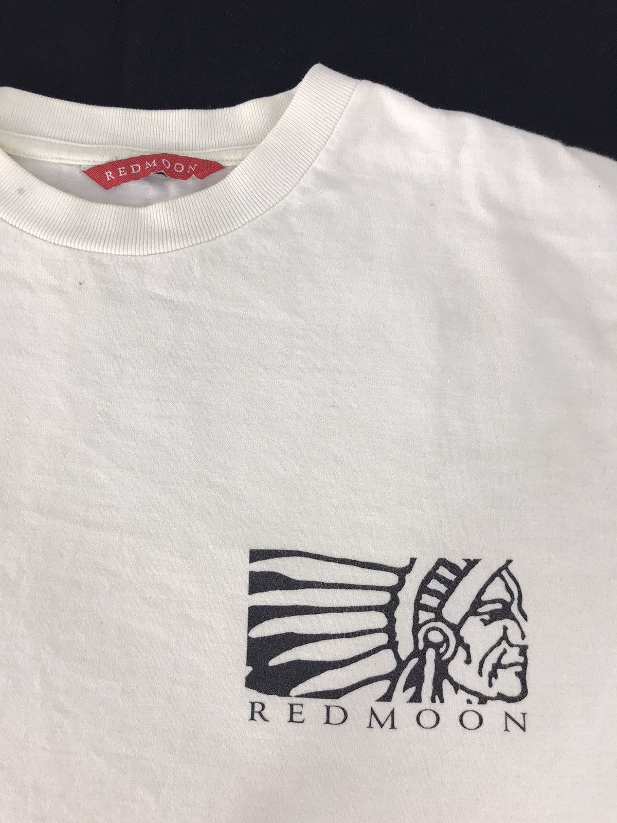 Redmoon × Vintage Vintage Redmoon Japanese Artisan Craft Red Indian Logo Tee Size US M / EU 48-50 / 2 - 3 Thumbnail