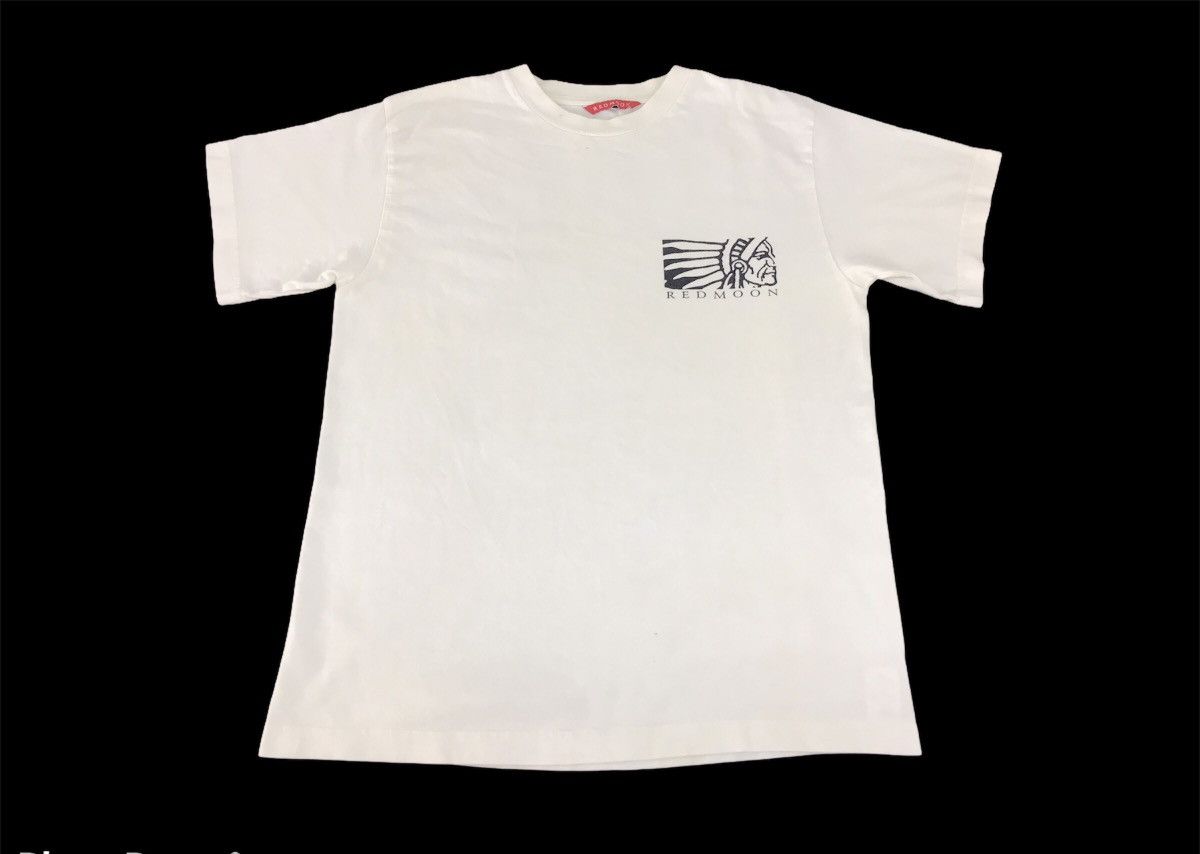 Redmoon × Vintage Vintage Redmoon Japanese Artisan Craft Red Indian Logo Tee Size US M / EU 48-50 / 2 - 1 Thumbnail