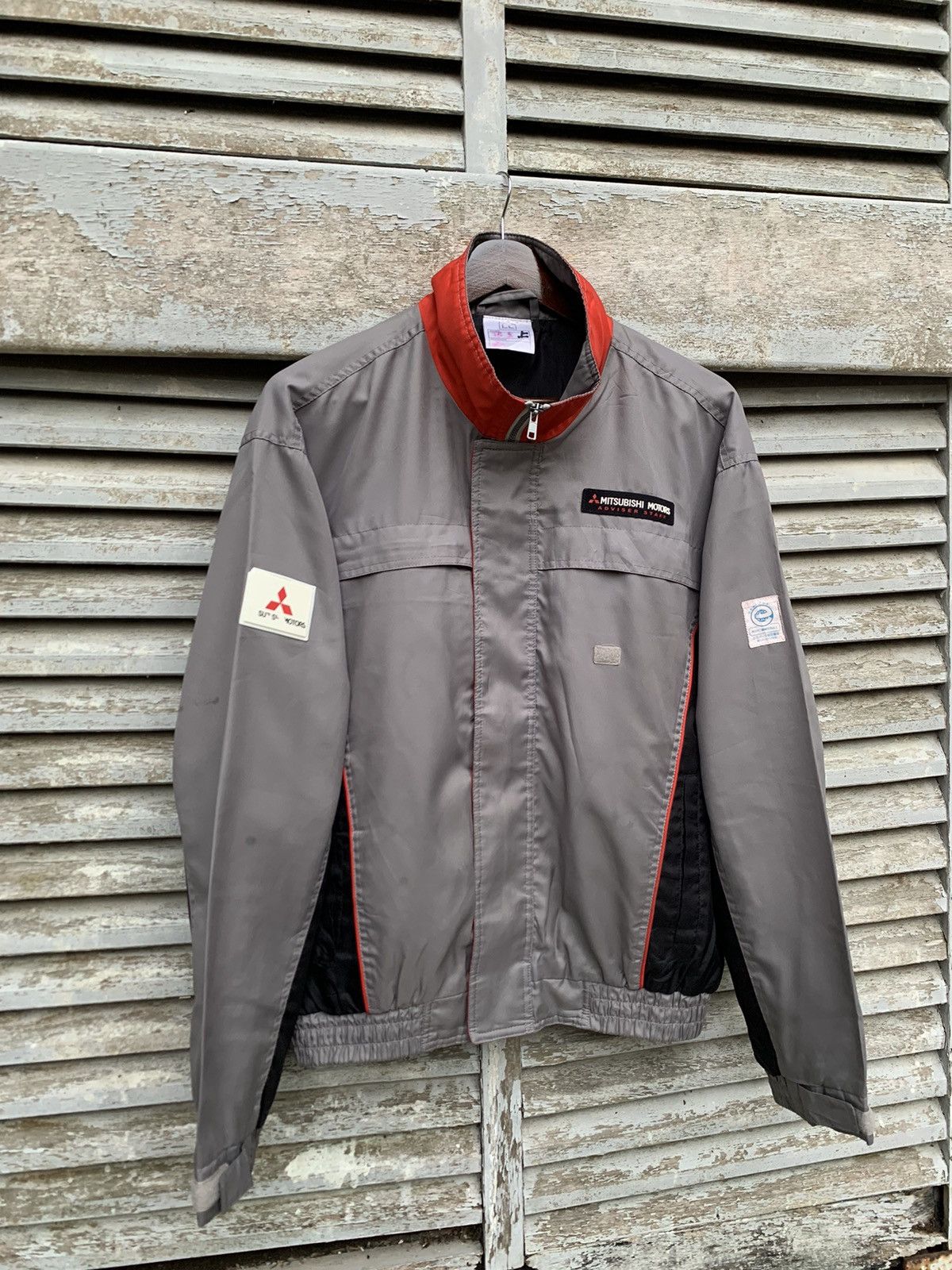 Japanese Brand MITSHUBISHI Motors Ralliart Service Staff Bomber Jacket Size US M / EU 48-50 / 2 - 3 Thumbnail