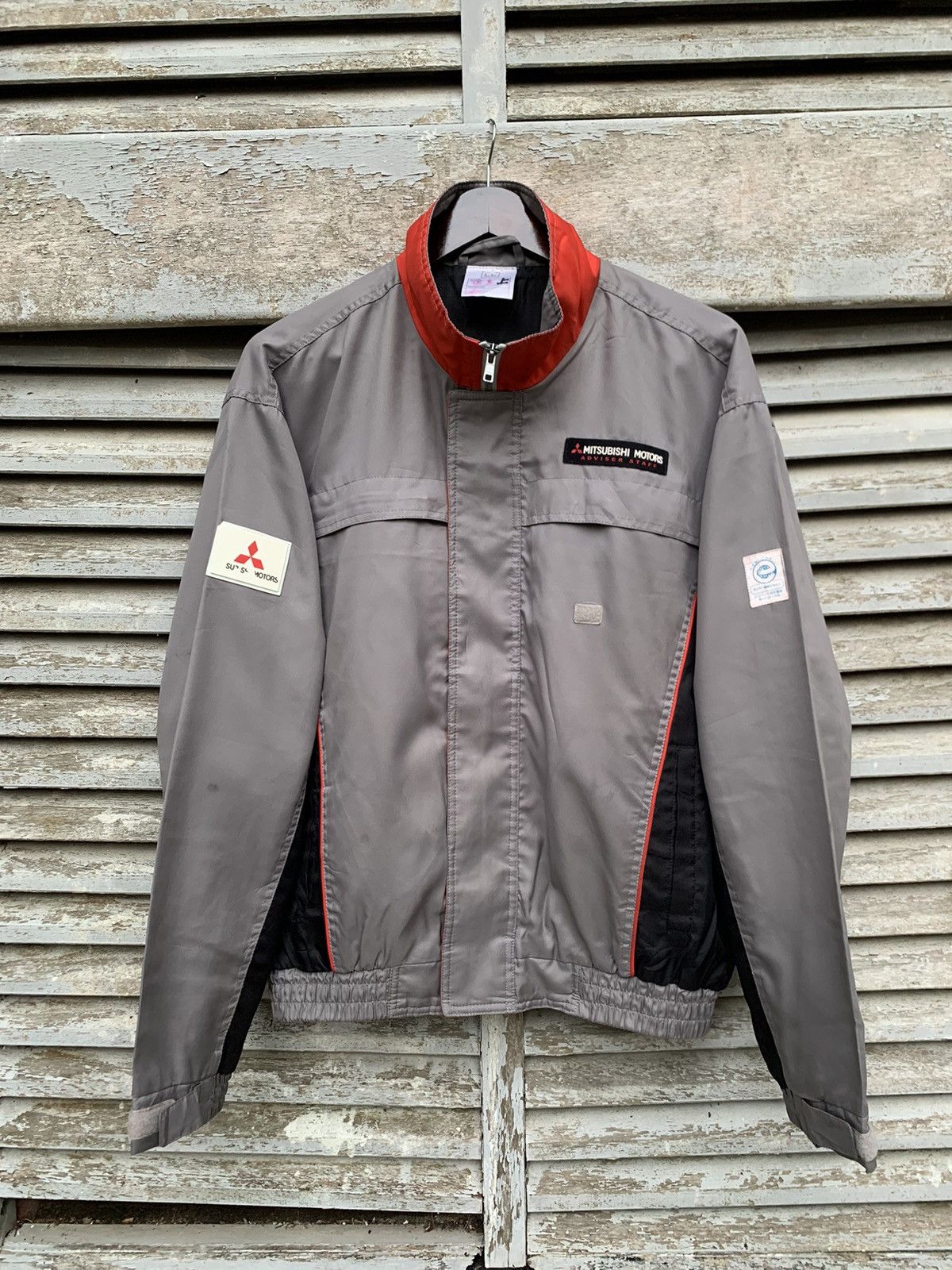 Japanese Brand MITSHUBISHI Motors Ralliart Service Staff Bomber Jacket Size US M / EU 48-50 / 2 - 4 Thumbnail