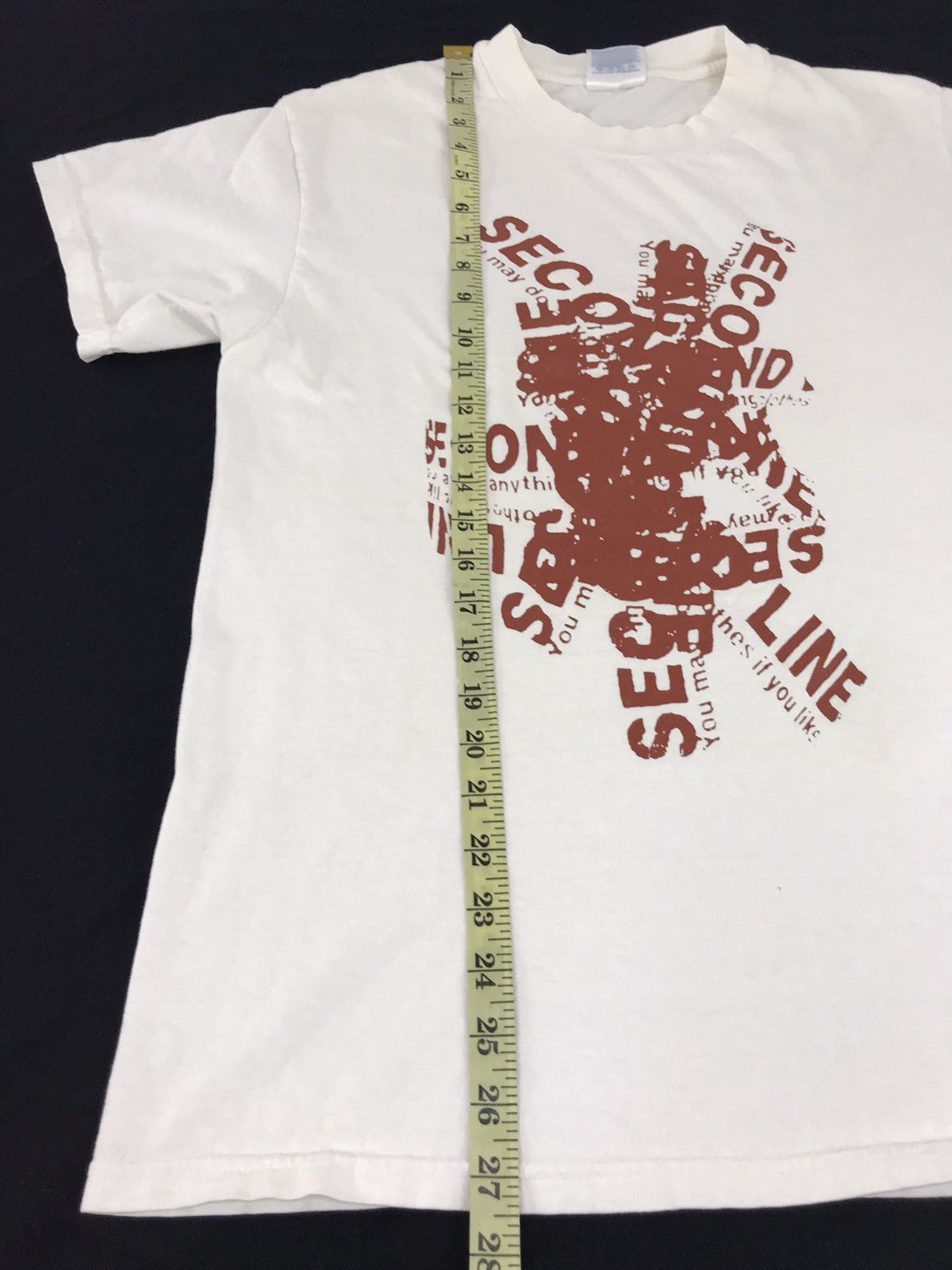 Vintage Hanes Second Cross Line Famouz Photograph 1997-1998