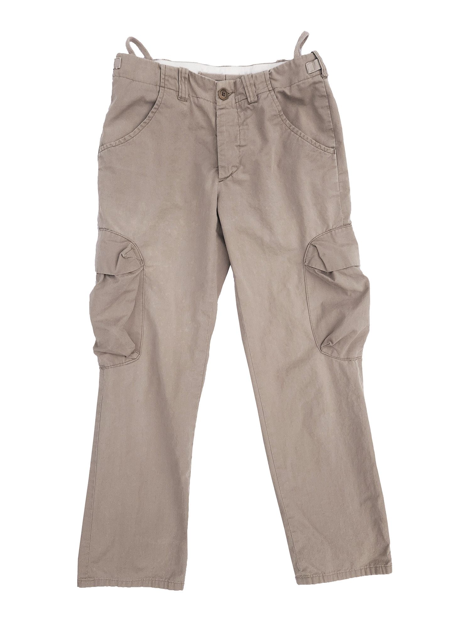 HELMUT LANG cotton Personal period cargo pants beige 40