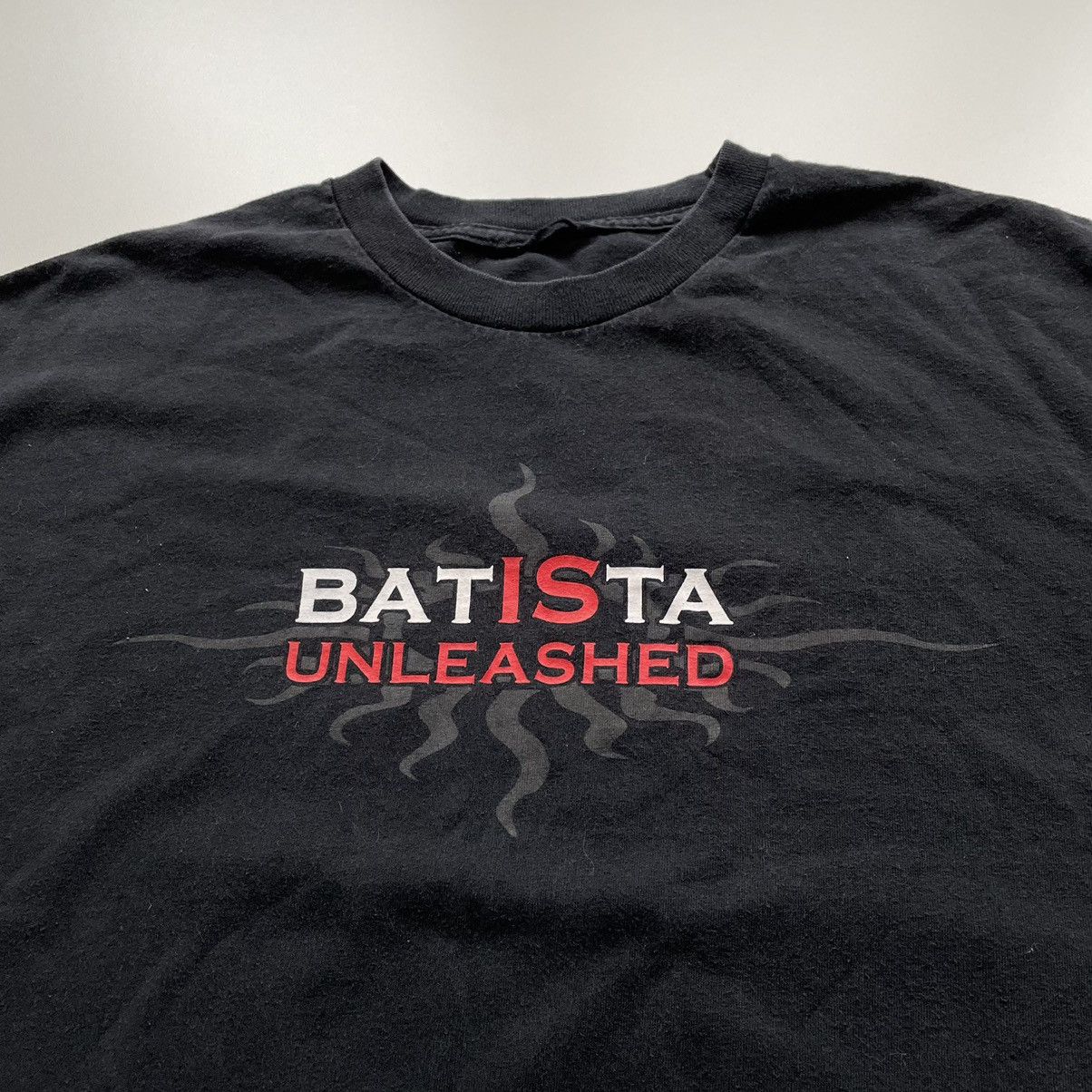 Vintage Vintage 2000s Batista WWE Wrestling Graphic T Shirt XL Rare Size US XL / EU 56 / 4 - 2 Thumbnail