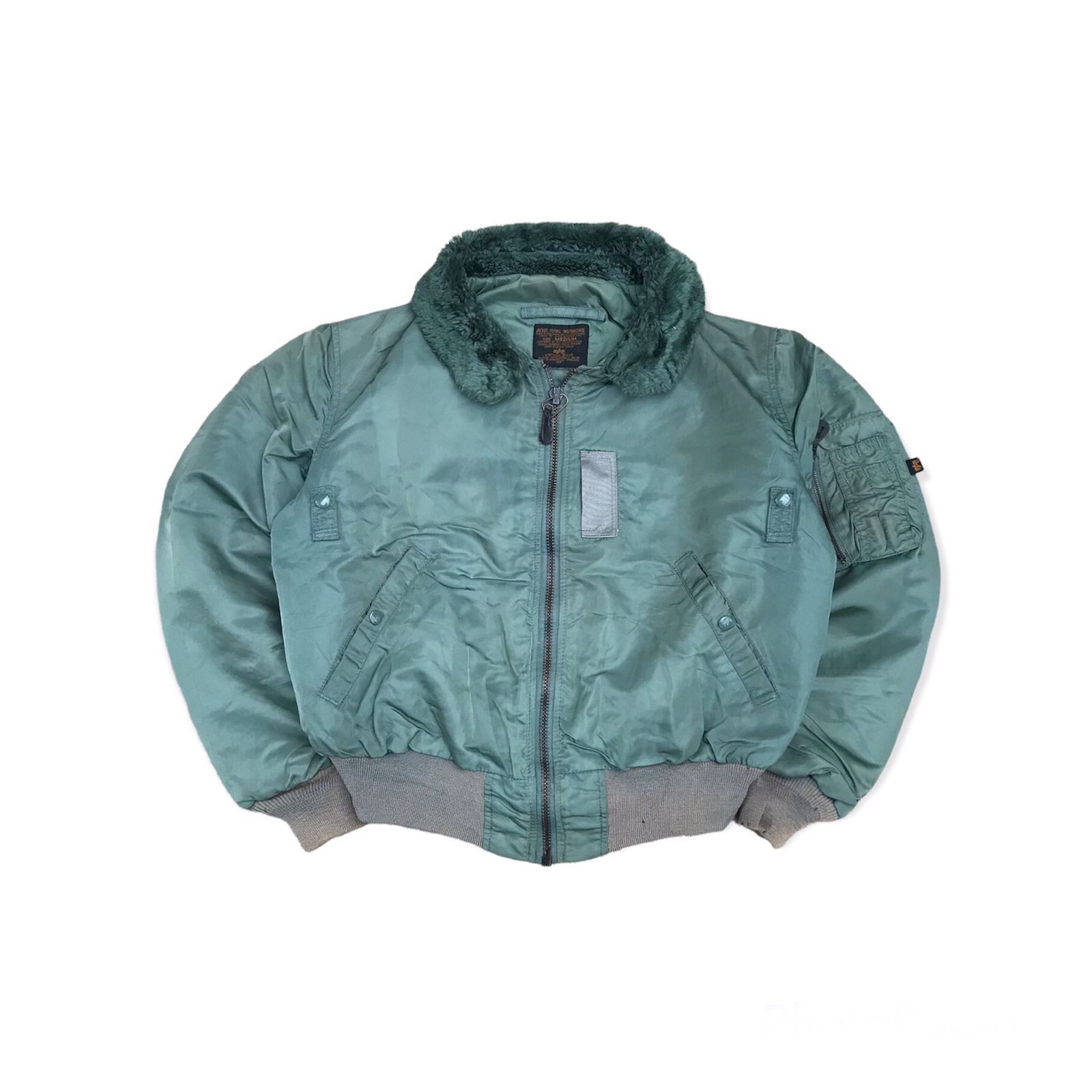 image of Hysteric Glamour x If Six Was Nine Vintage Alpha Industries Usaf B15D Bomber Jacket in Faded Green 