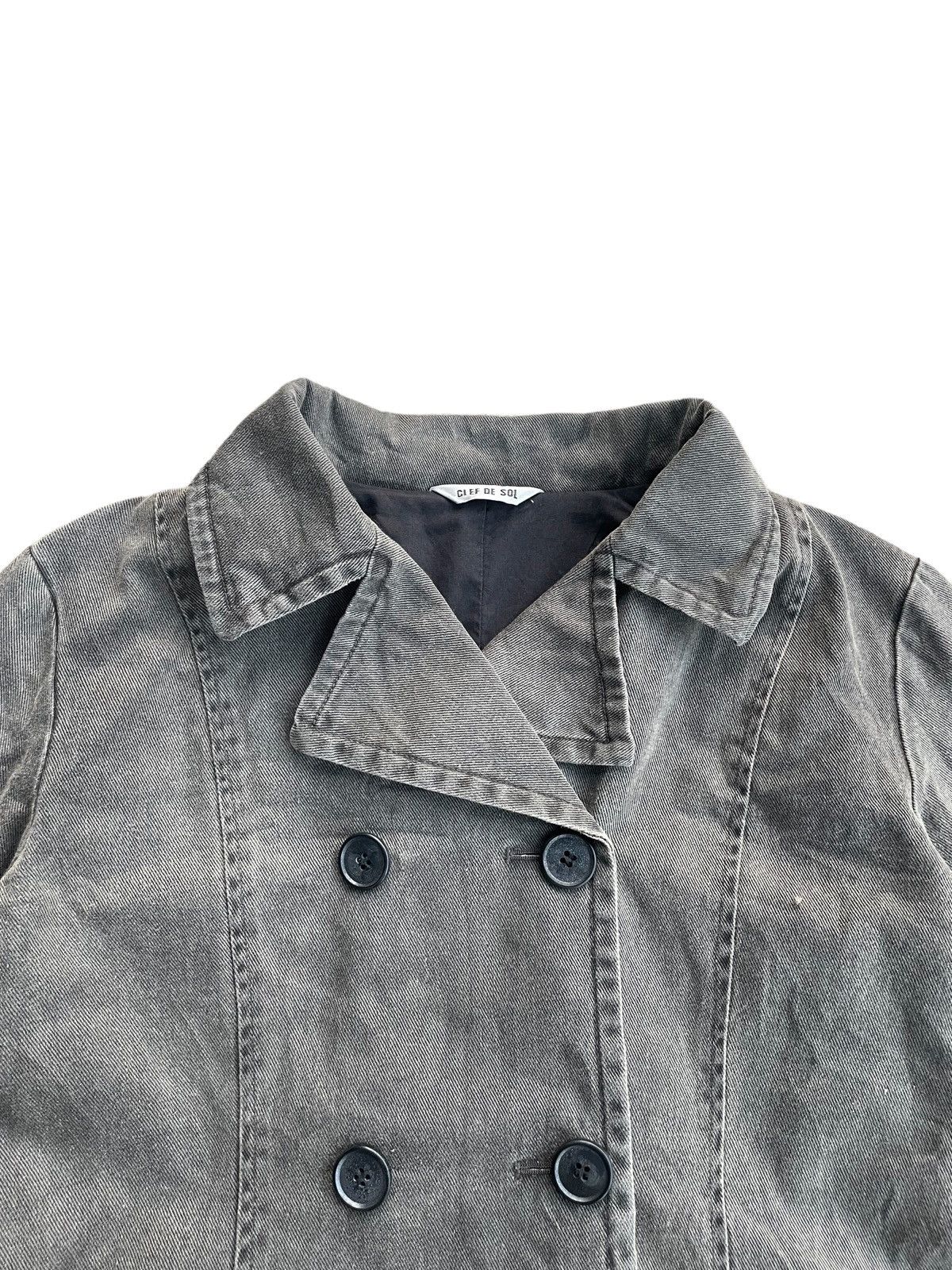 POST ARCHIVE FACTION (PAF) Vintage Clef De Sol Duck Canvas Double Breast Jacket Size S / US 4 / IT 40 - 2 Thumbnail