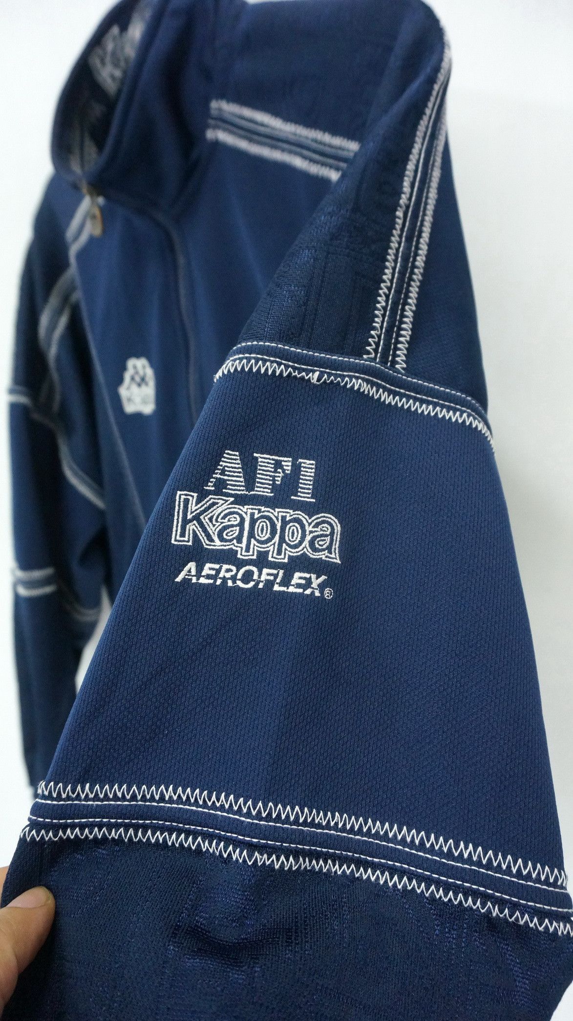 Kappa × Vintage Vintage KAPPA AF1 Aeroflex Trainer Jacket Size US L / EU 52-54 / 3 - 3 Thumbnail