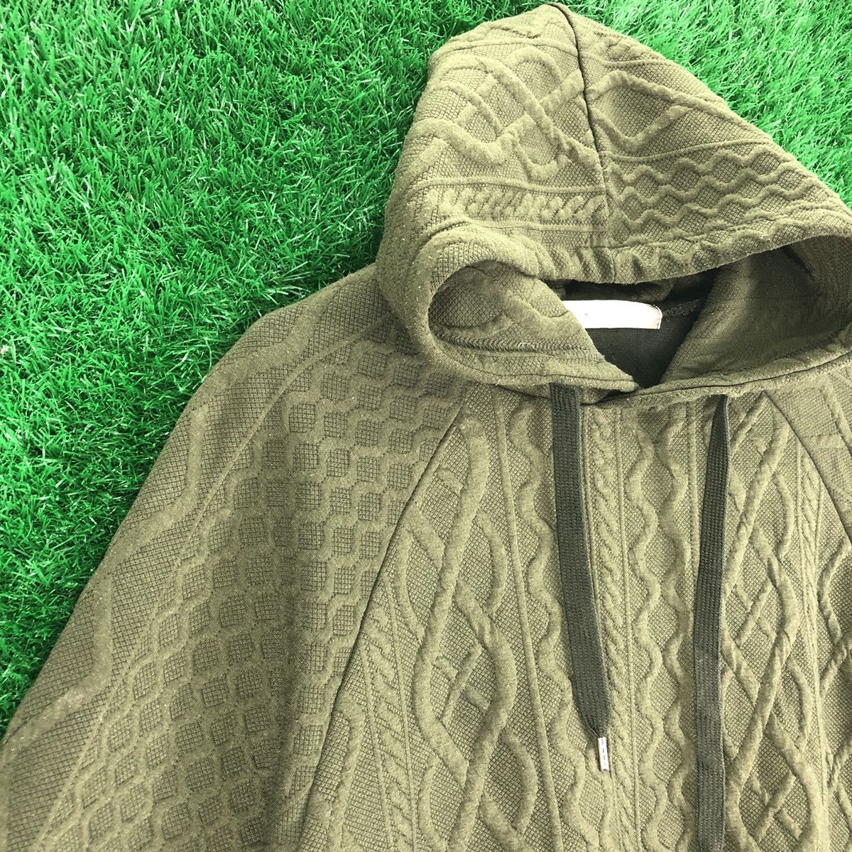 Japan Blue Vintage OG Sweater Hoodie Full Cable by Blue Strive Size L / US 10 / IT 46 - 2 Thumbnail